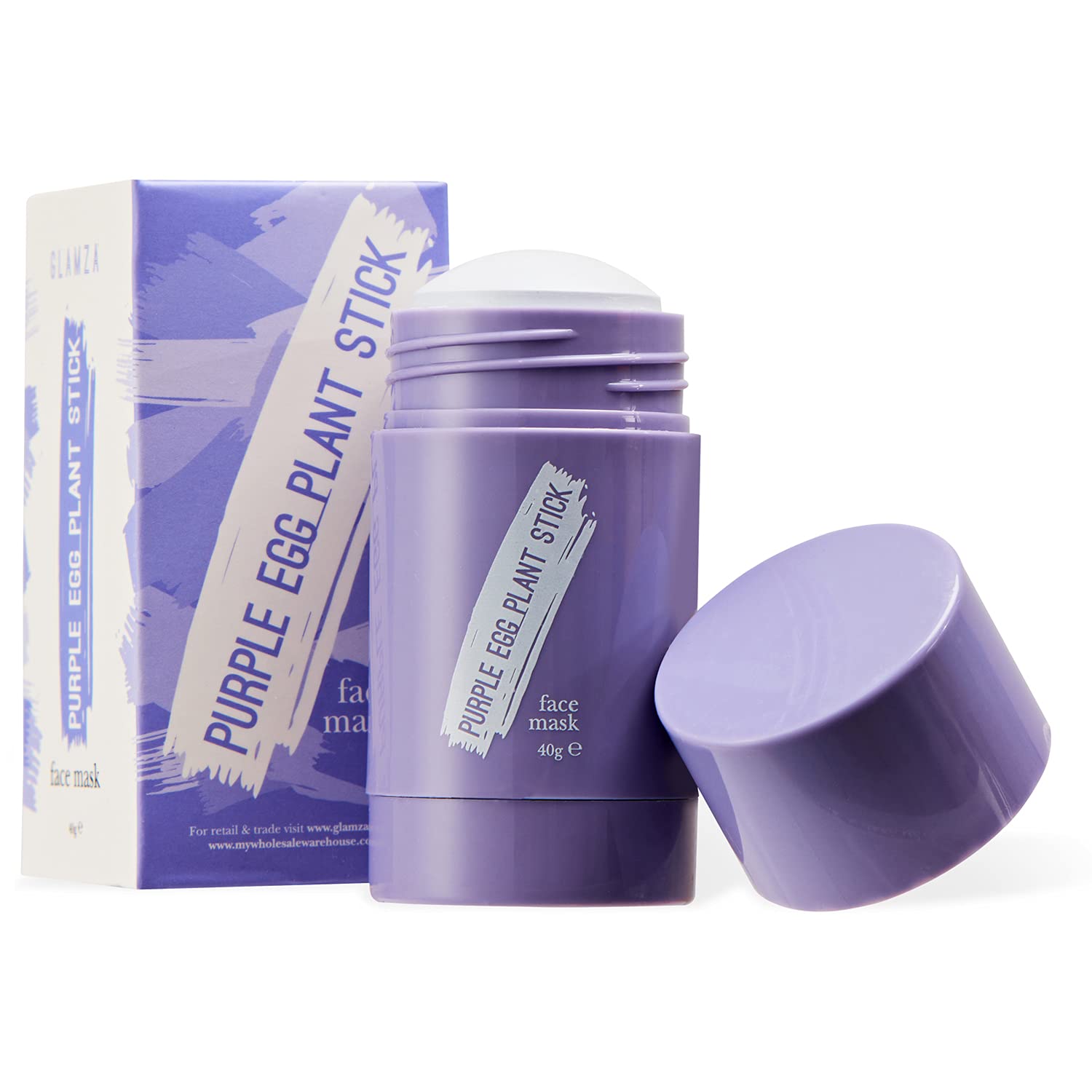 Egg Plant Face Mask GLAMZA® Purifying Eggplant Mask Stick for Deep Cleansing Blackhead Control