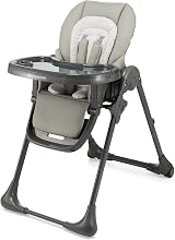 Kinderkraft Tummie 2-in-1 High Chair & Bouncer Grey view 5