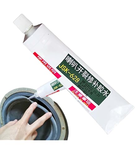Black Speaker Repair Glue – Strong Bond Adhesive For Fixing Speaker Cones, Dust Caps & Audio Equipment