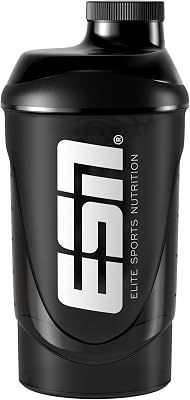 Bouteille Shaker Noir Transparent 600 ml