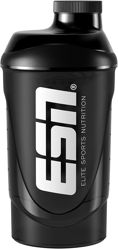 Bouteille Shaker Noir Transparent 600 ml