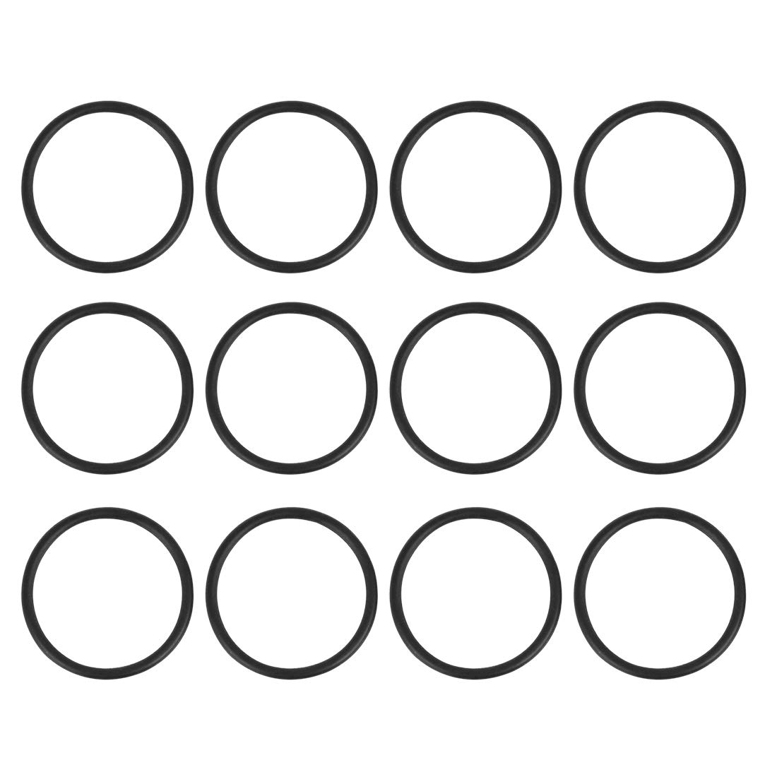 X AUTOHAUX 100pcs 22mmx1.5mm O-rings Heat Resistant Sealing Ring Gaskets