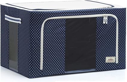 HUIQI Caja almacenaje Caja de Almacenamiento de Doble Ventana ...