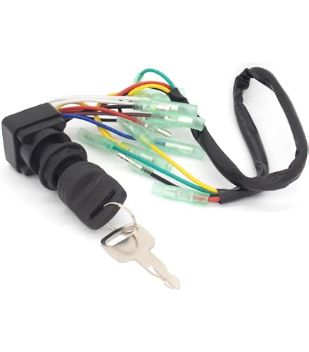 Pièce Détachée Hors-bord Interrupteur à Clé D'Allumage Yamaha - Remplacement Pour Moteur Hors-Bord 2 Et 4 Temps, Avec Fonction Push To Choke Pièce Détachée Hors-bord Interrupteur à Clé D'Allumage Yamaha - Remplacement Pour Moteur Hors-Bord 2 Et 4 Temps, Avec Fonction Push To Choke