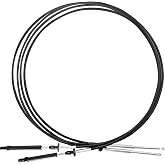 2 PCS Throttle Shift Remote Control Cable Compatible with Johnson/for Evinrude/for OMC, Boat Throttle Cable