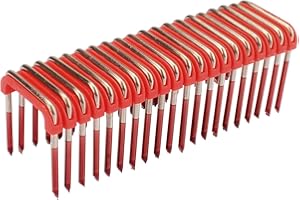 SYUNSXOON MNM1-600 1" Insulated Cable Staple, 1-Inch Insulated Metal Staple Replacement for Milwaukee M12 2448-20 Cable Stapler to Wood Surfaces-600 Qty