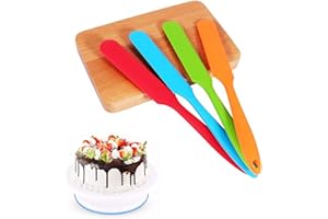 Small Cake Cream Butter Spatula Mixing Batter Scraper Spoon Brush Silicone Baking Cook Tool
