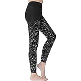 VINICUNCA Girls Sparkly Rhinestone Tights, Glitter Footless Tights for Dance/Performance/Cosplay