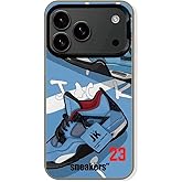 Cairiocoin Sports Shoes Brand Phone Case Compatible with iPhone 17 Pro Max Case, Cool Ins Off Classic Sneakers White or Black Label Aesthetic Non-Slip Shockproof Drop Protection Cover