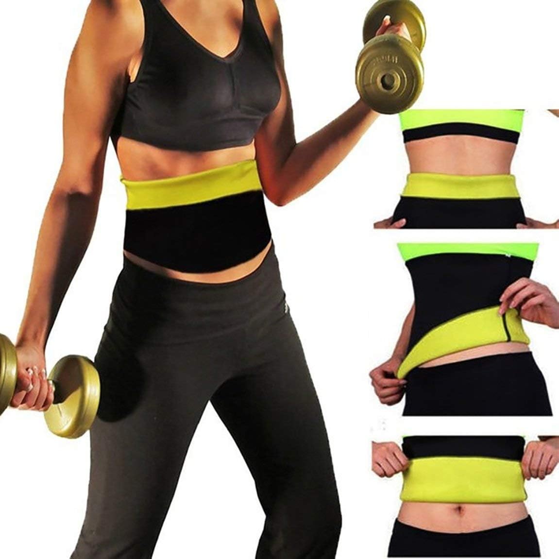 NUCARTURE Belly Fat Burner Slimming Weight Loss Body Tummy Shaper Belt (XL:33-37 cm Waist)