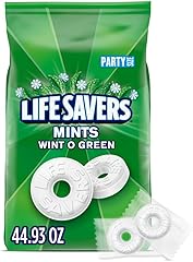 LIFE SAVERS Mints, Bulk Hard Candy Wint-O-Green Breath Mints, 44.93 oz Party Size