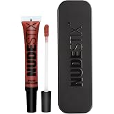 Nudestix Lip Glace &ndash; Hydrating Tinted Lip Gloss with Volumizing Peptides for Plumping &amp; Shine | Vegan, Preservative-Free &amp; Clean Lip Gloss