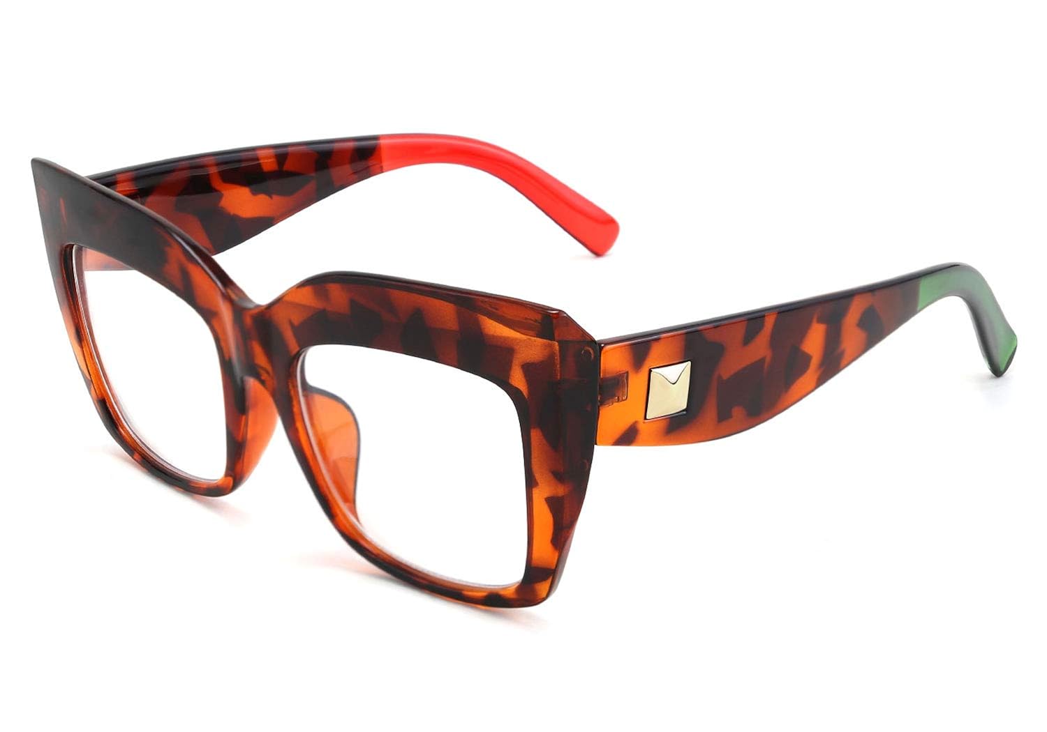 Buy FEISEDY Square Oversized Glasses Frame Eyewear Women B2475