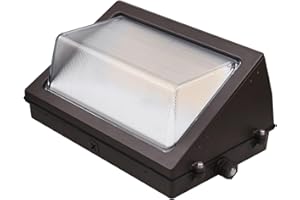 LED ENERGY PLUS 80W LED Emergency Wall Pack with Battery Backup 80/60/40W - 4K/5K/5.7K - 120 Mins Emergency Back up- Commercial Grade Outdoor Light, 11000 LMS, Warehouses, Parking, Building Exteriors