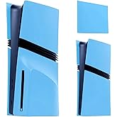 5PCS Face Plates Cover for PS5 Pro Disc and Digital Edition, Matte FacePlate Shell Accessories Compatible with PlayStation 5 Pro Protective Panel (Starlight Blue)