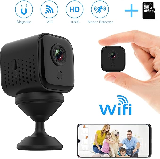 Mini Spy Camera WiFi Wireless Hidden,DEXILIO 1080P HD Amazon.co.uk