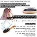 iLAZ Natural Boar Bristle Hair Brush Comb with Nylon pin/Wooden handle - Best for Styling, Straightening, Detangling and Thick Thin Fine Straight Curly Wavy Long Short Dry Damaged Hair