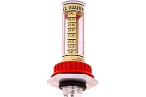 BAYTEC Standard 55 Gallon 2 Inch NPS Gauge Accurate at-A-Glance Drum Gauges