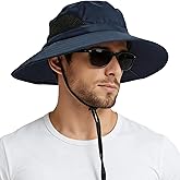 EINSKEY Wide Brim Sun Hat, UPF 50+ UV Protection Waterproof Packable Bucket Hat for Men & Women, Fishing Hiking Beach Garden