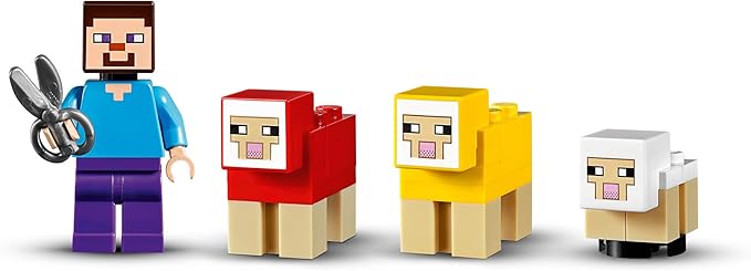 lego minecraft wool farm