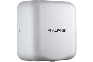 Alpine Hemlock Stainless Steel Commercial Hand Dryer - Heavy Duty High Speed Automatic Hand Dryer - for Public Restrooms in O