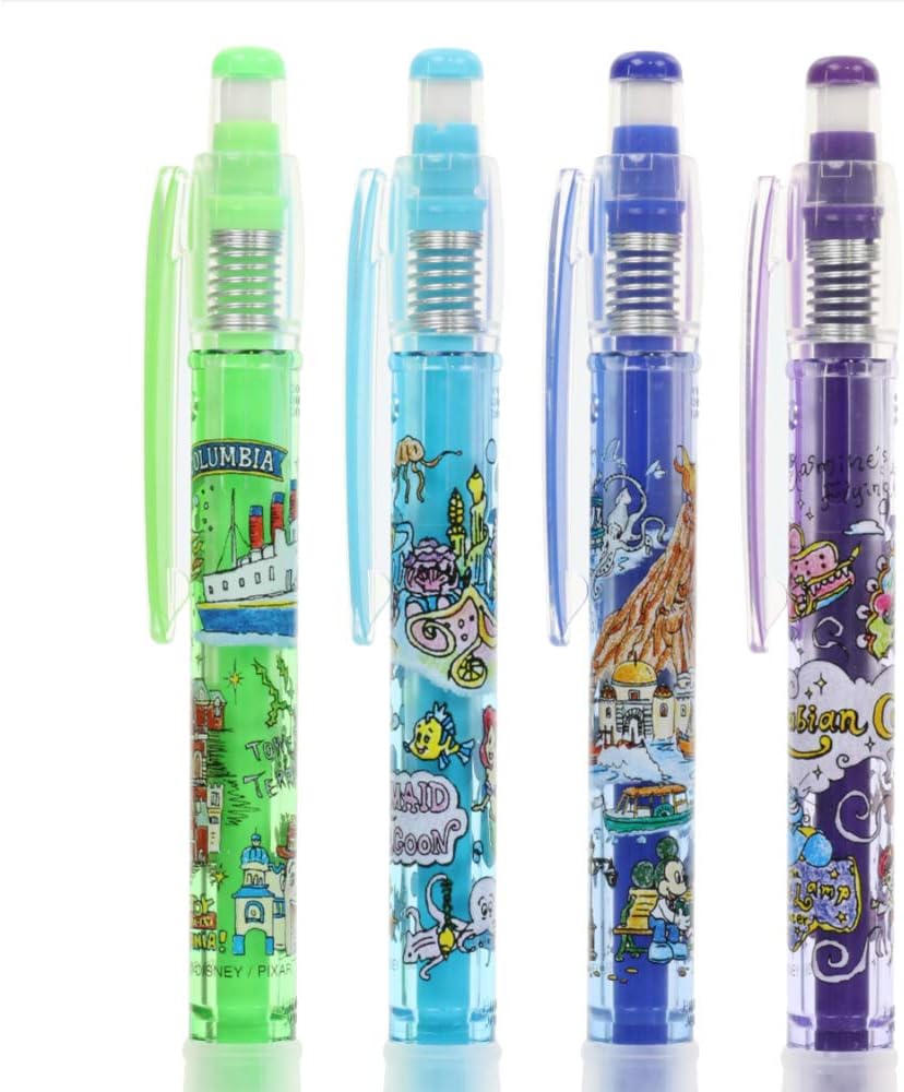 Amazon Co Jp 手書き風パーク柄 カラー シャープペンシル 8本 セット ミッキー ミニー 他 ディズニー カラー シャーペン ペン 文房具 リゾート限定 おもちゃ
