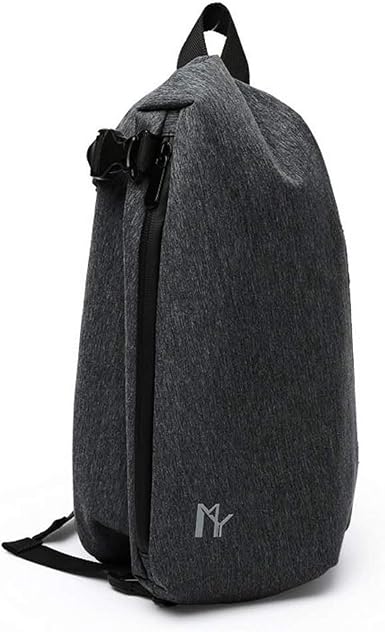 small black canvas backpack