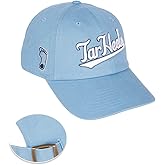 Desert Cactus University of North Carolina Baseball Hat UNC Chapel Hill Tar Heels Brimmed Embroidered Hats Cap Adjustable Cloth Strap Adult (Style G1) Blue