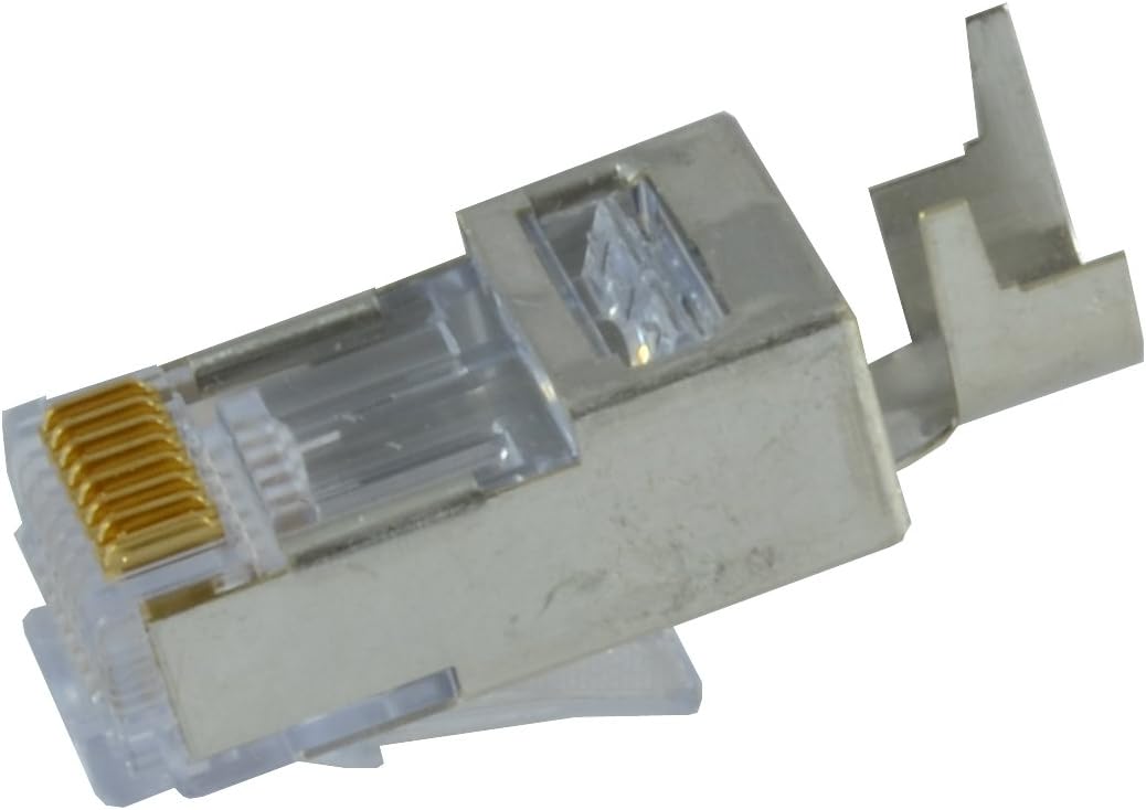 EZ RJ45 CAT5/6 Connectors with External Ground (pack of 10)