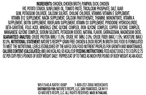 Nature's Recipe Grain Free Wet Dog Food, Chicken & Duck - Image 2