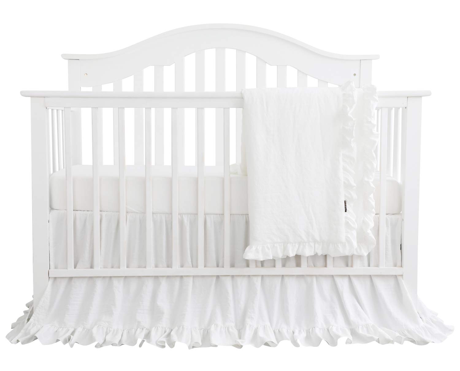 Pear Pink 3 Pieces Set Blush Coral Pink Ruffle Crib Bedding Set Baby Girl Bedding Blanket Nursery Crib Skirt Set Baby Girl Crib Bedding Sheet Bedding Sets Crib Bedding G2 Publicidad Com