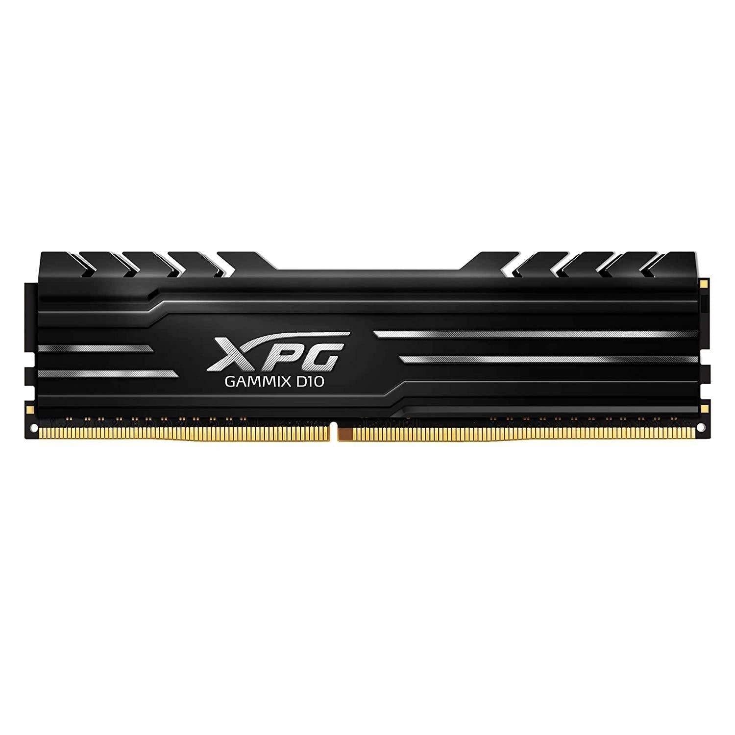 XPG 8GB Gammix D10 Black (1x8GB) Single Channel (DDR4 3200/16.0/1.35v) - AX4U320088G16A-SB10