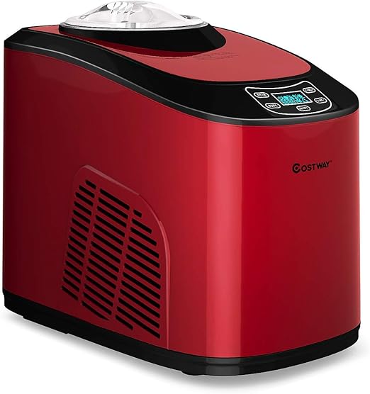 Amazon Com Costway Ice Cream Maker 1 6 Quart Automatic Ice Cream