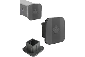 iolory Trailer Hitch Cover with Canadian Flag,Trailer Hitch Accessories,Universal 2 Inch Hitch Receiver Cover Tube Plug Inser