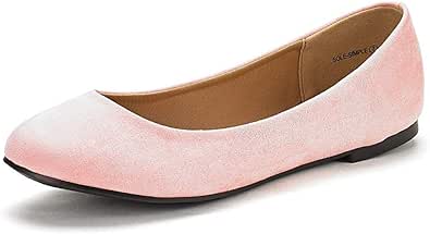 DREAM PAIRS Women's Sole-Simple Ballerina Walking Flats Shoes