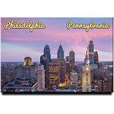Philadelphia Fridge Magnet Pennsylvania Travel Souvenir Philadelphia City Hall Downtown