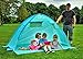 Roachtown Supplies Instant Pop-up UV Protect Portable Beach Tent with 4 Sand Pockets and 6 Pegs, Large, Turquoise Sea Blue