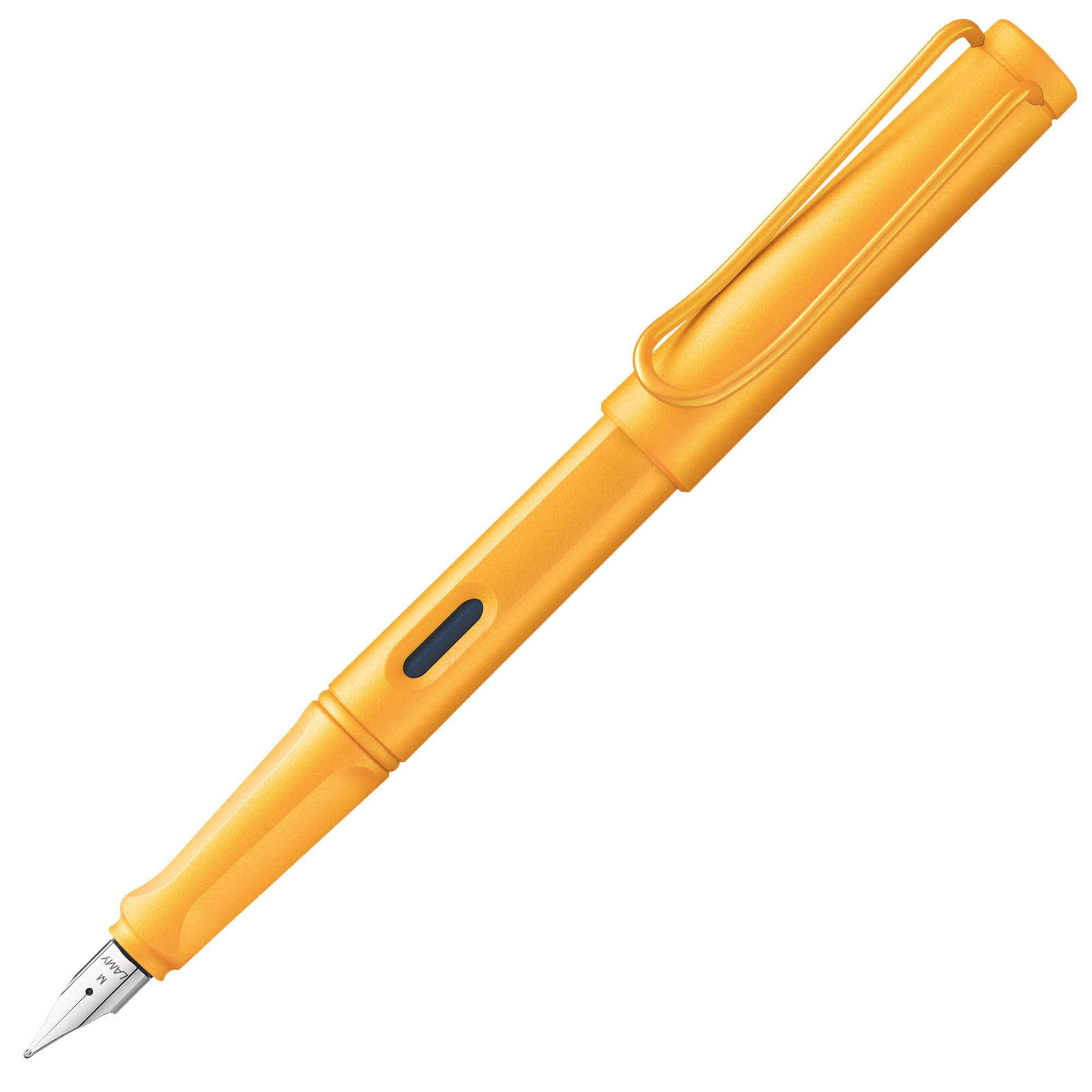 LAMY safari mango - Fountain Pen with ergonomic grip & polished steel nib in size F - ideal for any Writing & Calligraphy - including LAMY T 10 blue cartridge - Right-Handed — image 1