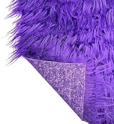 Ice Fabrics Faux Fur Fabric Squares - 10x10 Inches