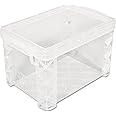 Advantus Super Stacker 4" x 6" Index Card Box, Clear, 1 Box, 40305