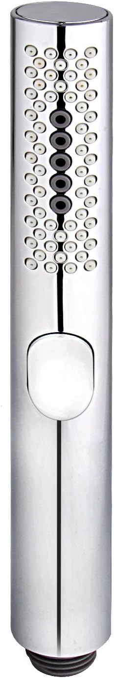 Ctbd Bathroom Round Handheld Shower Head with Easy-Cleaning Rubber Nozzles 3 Function Chrome Fnished,Water Saving