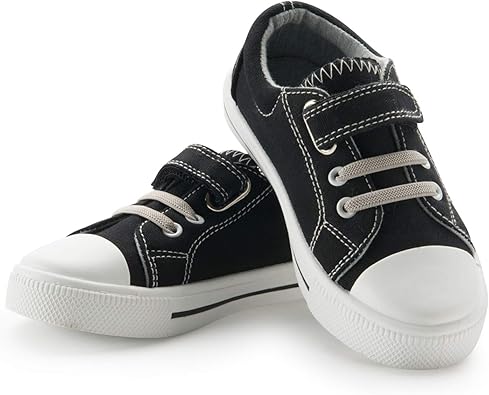 boys grey canvas shoes