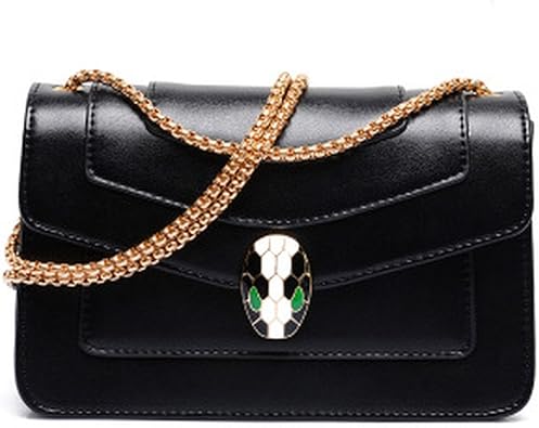 Personality Snake Lock Decoration Women Handbag 2018 Big Luxury