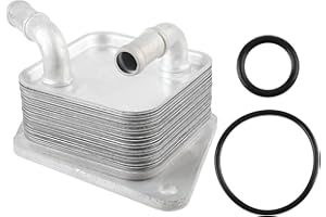 CARBBIA 25560-5LJ-004 Transmission Engine Oil-Fluid Cooler with Rings Compatible with Honda Civic 2016-2021 Compatible with Accord 2016-2021 Compatible with CR-V 2015-2021 2.4L / 1.5L 255605LJ004