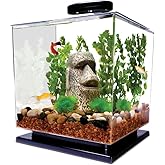 Tetra Cube Starter 3 Gallon Fish Tank Kit for Small Freshwater Fish | Aquarium Kit Includes LED Light, 3 Gallon Acrylic Tank, Filter &amp; Cartridge, For Small Tropical Fish, Guppies, Goldfish, Betta