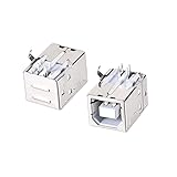 uxcell 20 PCS USB 2.0 Type B Female Socket