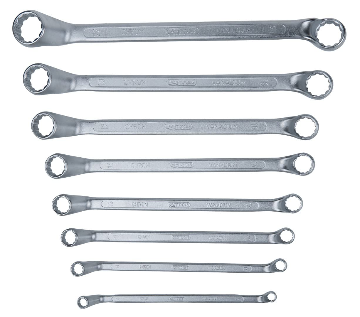 KS Tools 517.0248 6-22mm Classic Double Ring Spanner Set Offset (8 Pieces)
