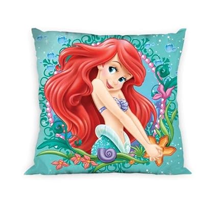Ariel The Little Mermaid Pillowcase 40 X 40 Cm Cushion Cover