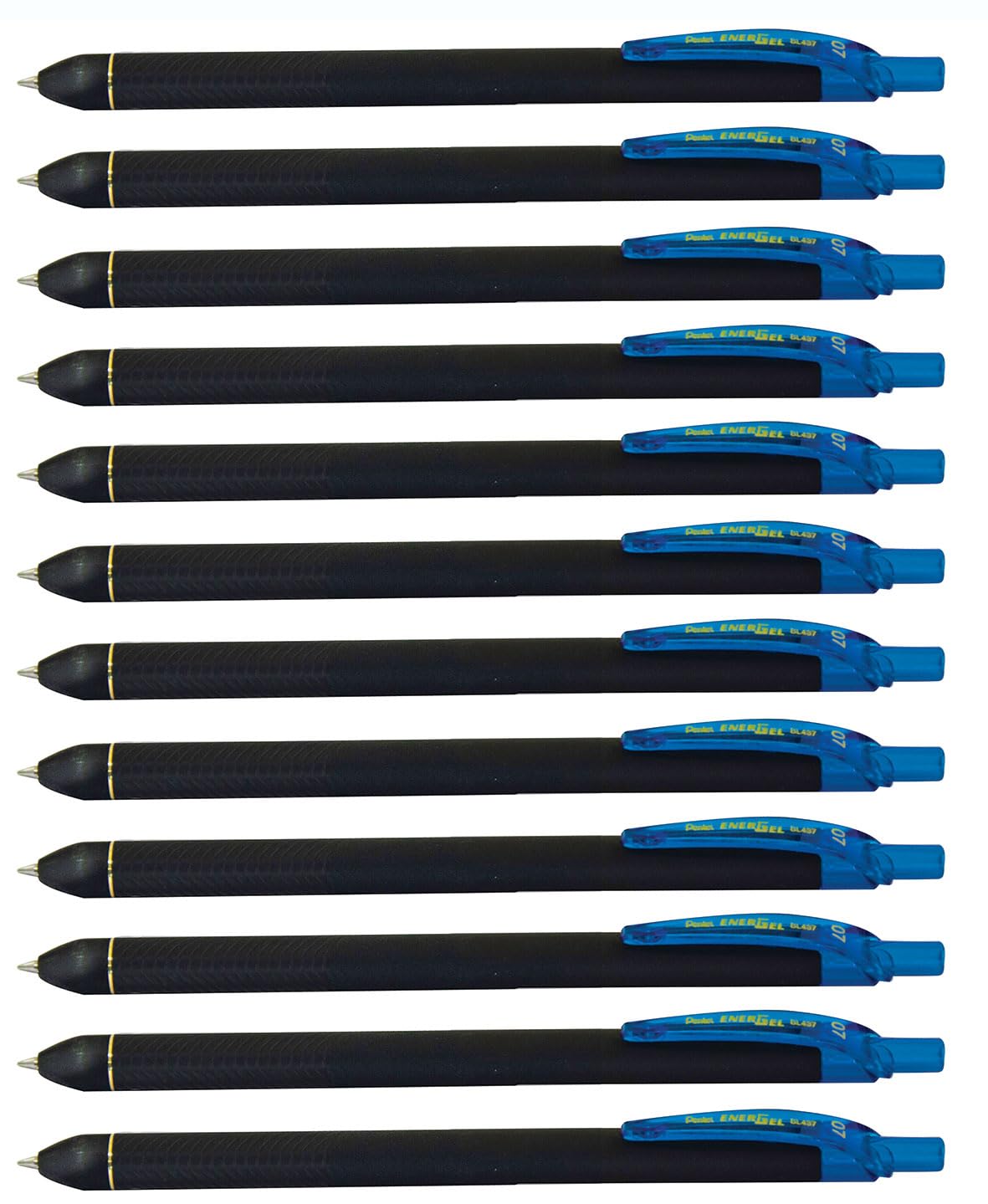 Pentel EnerGel Noir 0.7mm Sky Blue - Pack of 12