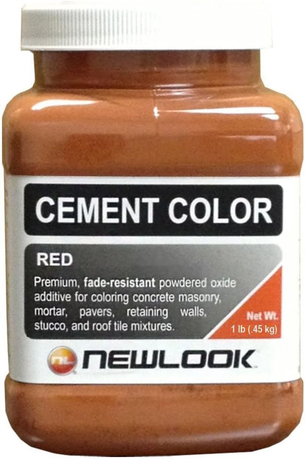 Cement Color 1 lb. Red Fade Resistant Cement Color, Contact Cement